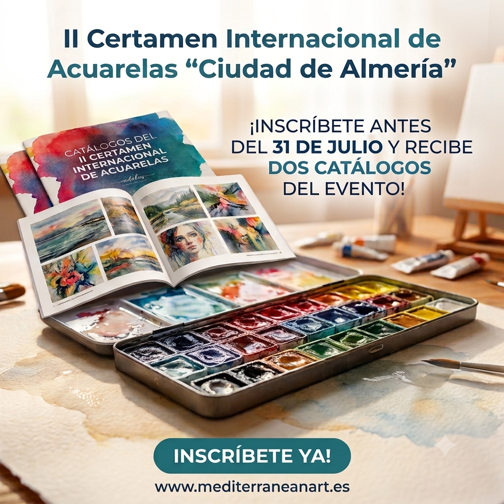 El Arte en Papel y Agua Busca Nuevas Voces: Todo lo que Necesitas Saber Sobre el II Certamen de Acuarelas de Almería